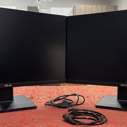 2x ASUS VA27EHE 27 inch 1080P Monitor