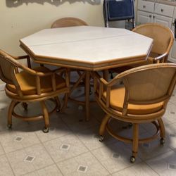 Dining Table With 4 Chairs 