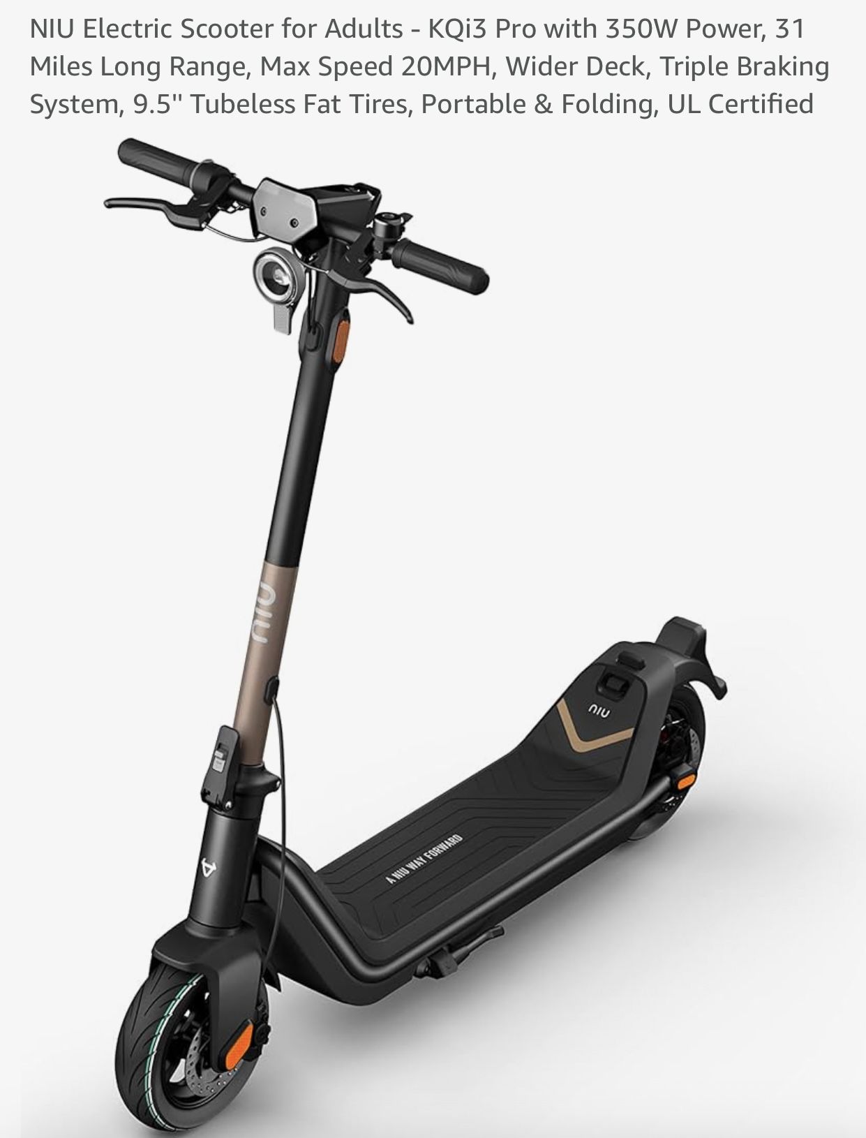 NIU e scooter KQI3 Pro