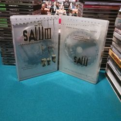 Movie DVD SAW and SAW 3 (DVDs are Mint)