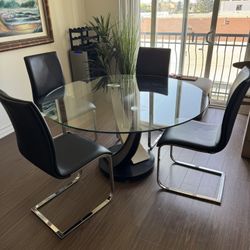 Modern Glass Dining Table