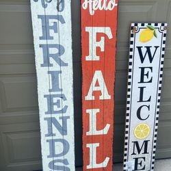 Front Door Signs (3)