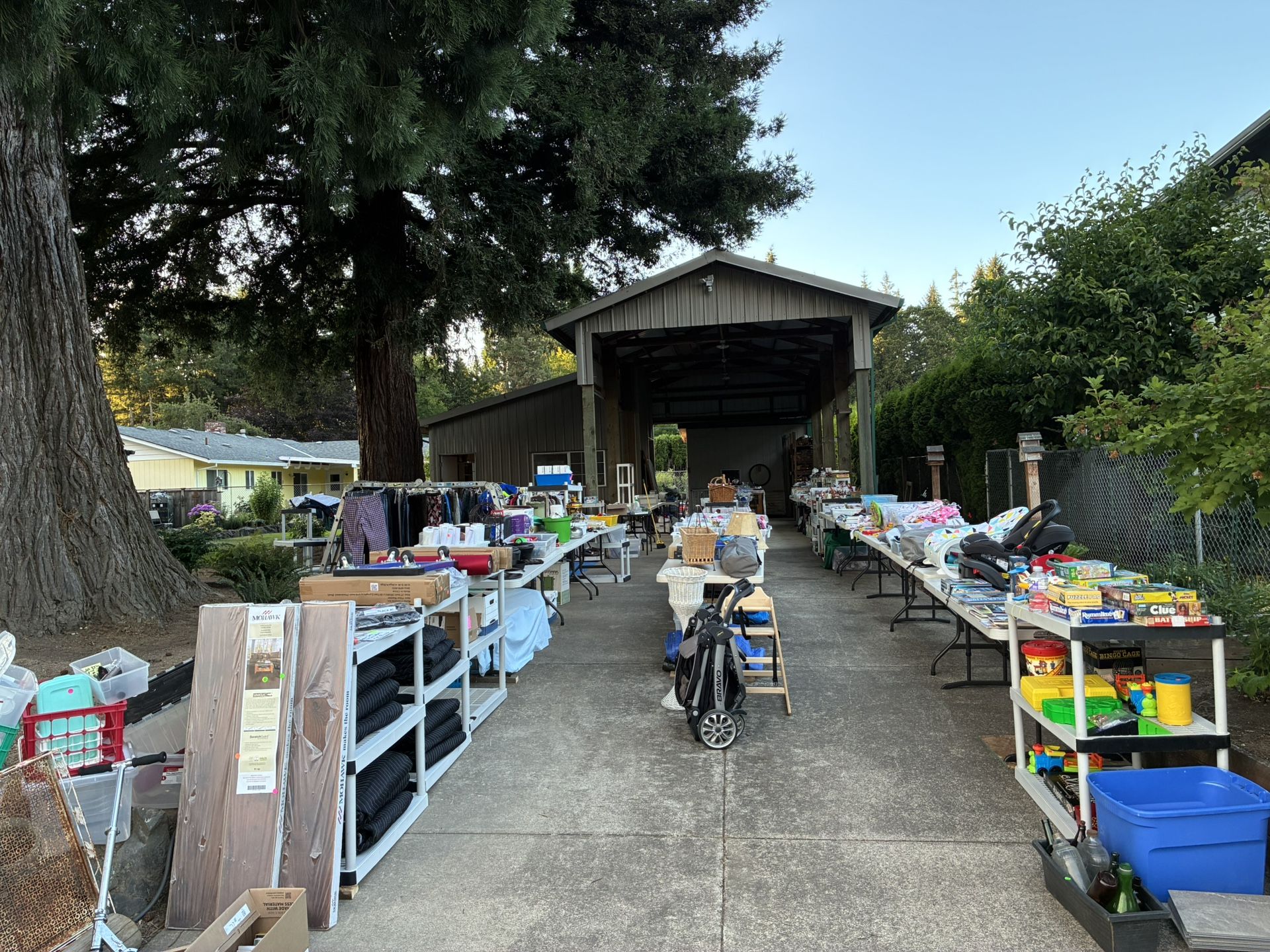 Bargains Galore! Annual Multi-Family Sale IN THE SHADE! Quality Items Priced To Sell! Saturday July 12 & Monday 14 262 NE 39th Ave Hillsboro 97124