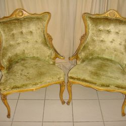 Antique French Victorian Chairs