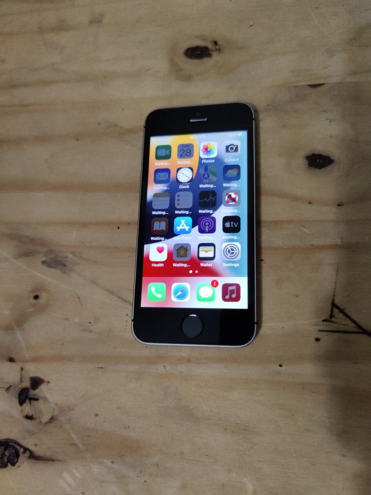 Unlocked Apple iPhone SE 16 GB iOS 15.7 Black