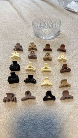 20-Piece Neutral Aesthetic Claw Clip Set — NEW