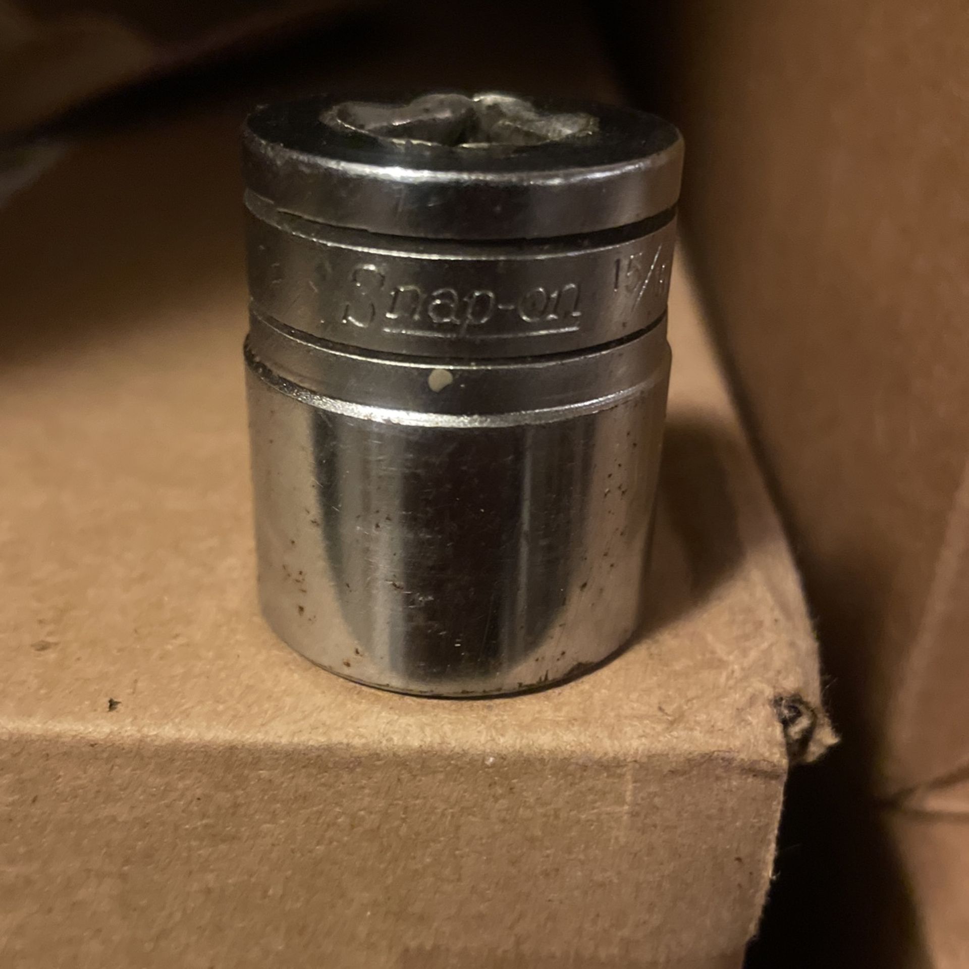 1959 Vintage Snap On SW301 15/16” Shallow Socket 1/2” Drive 12 Point USA
