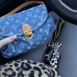 Denim blue purse