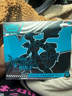 Black Bolt ETB elite trainer box Pokemon