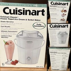 Cuisinart Frozen Yogurt, Ice Cream & Sorbet Maker