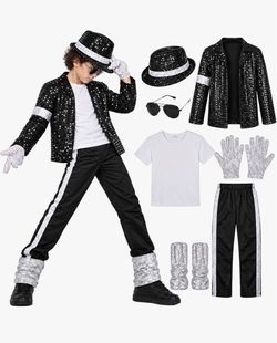 Kids Michael Jackson Costume Set