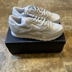 Reebok Classic Nylon White/Grey 10W