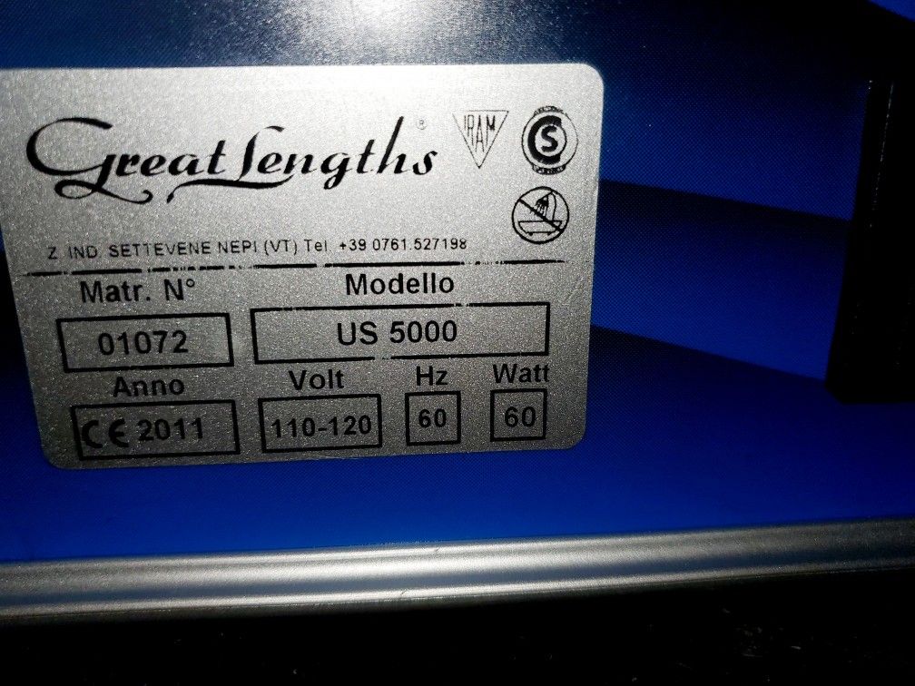 Great lengths Ultrasonic 5000 Cold Fusion