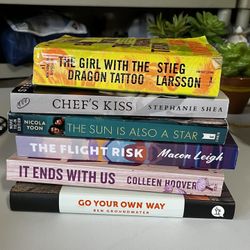 Books $5 Each 