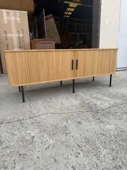 Tambour Door Media Stand 