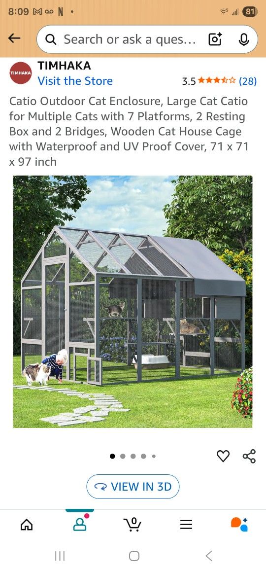 Catio / Outdoor Cat Retreat