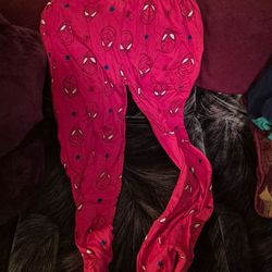 Spider-Man all-over mask print pajama pants