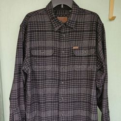 ORVIS FLANNEL BUTTON DOWN SHIRT 