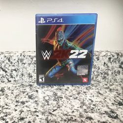WWE 2K22 - (GOOD CONDITION) Sony Playstation 4 Complete w/ Case, Disc, & Manual