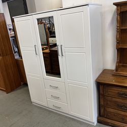 White Armoire Wardrobe (in Store)