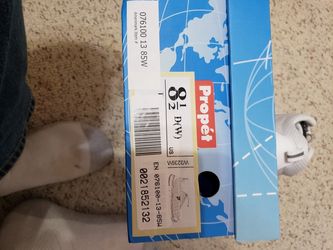 propet sneakers light gray 8 1/2 w