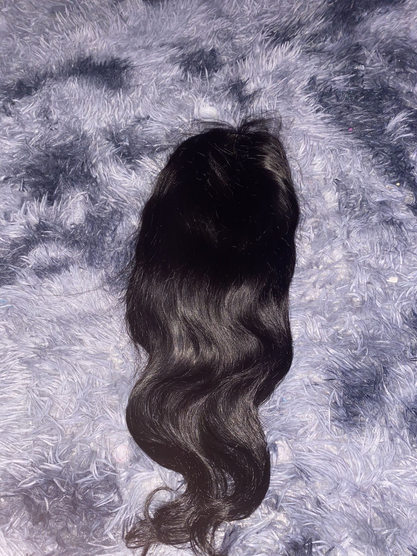 16 Ich Human Hair Wig Soft