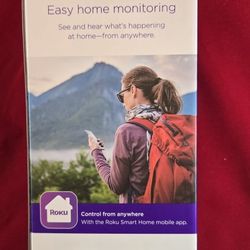 Roku Se Indoor camera wired.