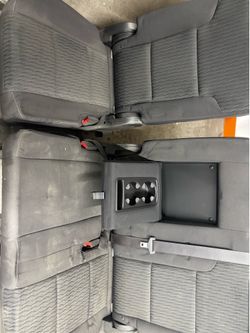 Back seat (new) just dusty 2017 Tahoe rear seats