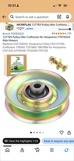 Pulley replacement