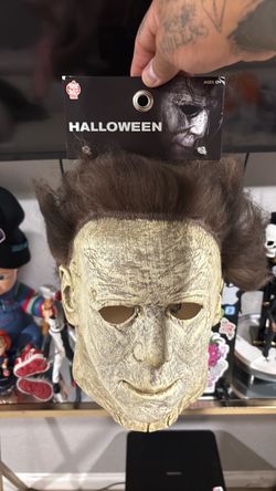 Halloween Michael Myers Latex Mask with Hair