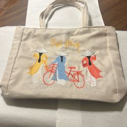 Viet Nam Canvas Bags With Zipper