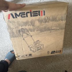 Amerisun Corded Electric Snow Blower 18 Inch