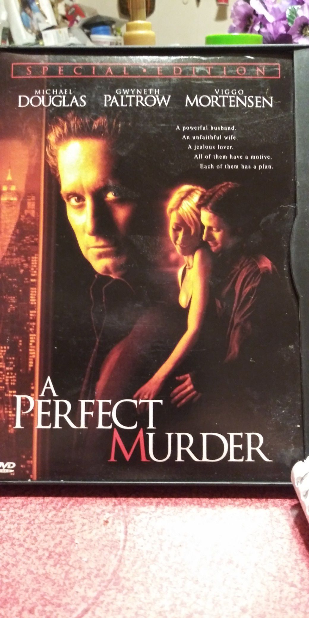A Perfect Murder dvd