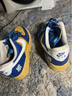 Nike Air Force 1 Low Undefeated 5 On It Blue Yellow