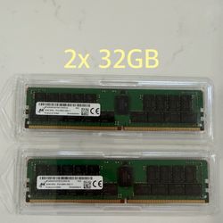 2x 32GB ddr4 desktop ram