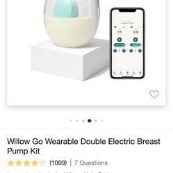 Willow Go Wearable Double Electric Breast Pump Kit