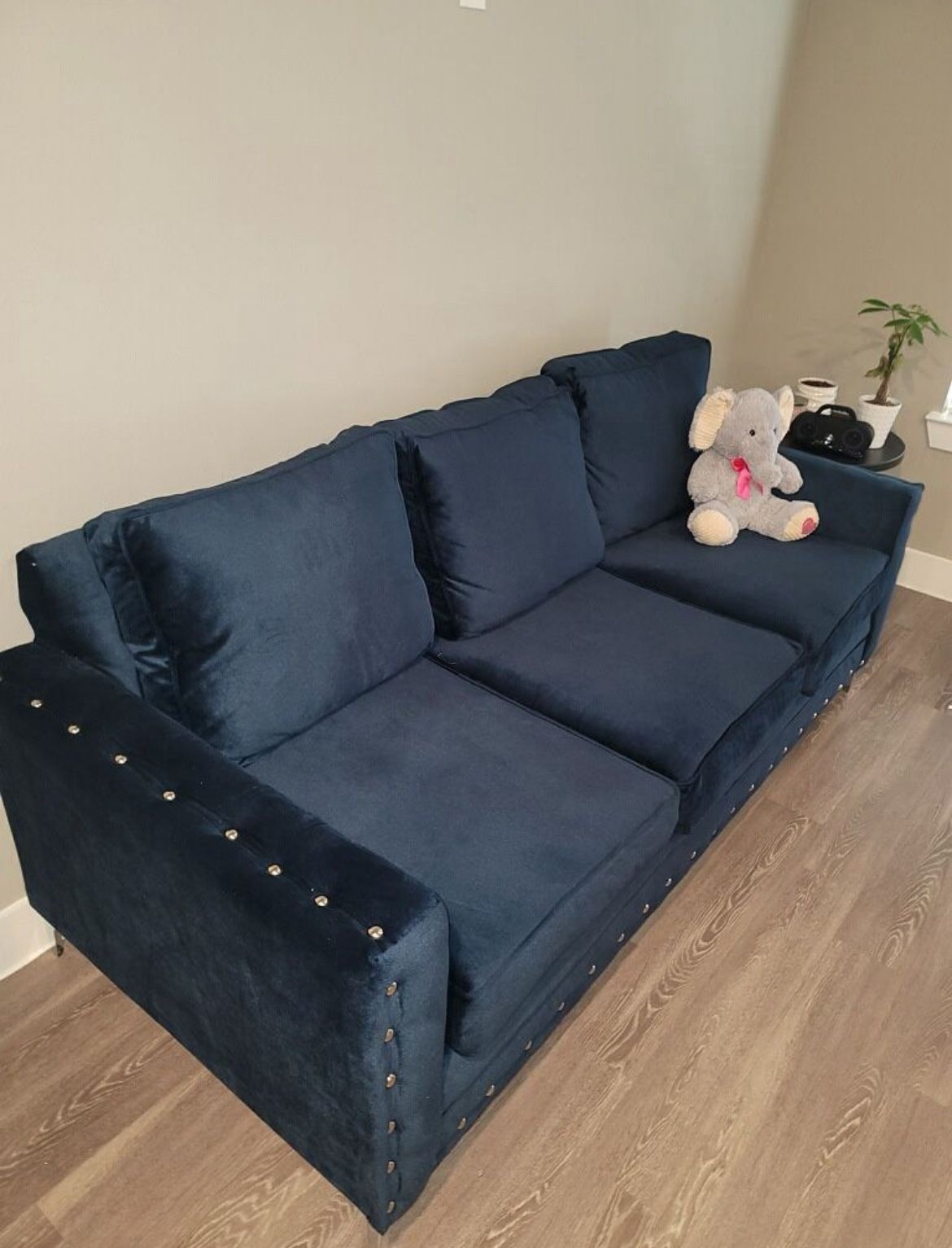 $250 Navy Sofa