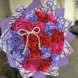 Forever Ribbon Rose Bouquet 