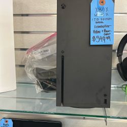  Xbox series X one terabyte one controller, HDMI and power cord fully reset