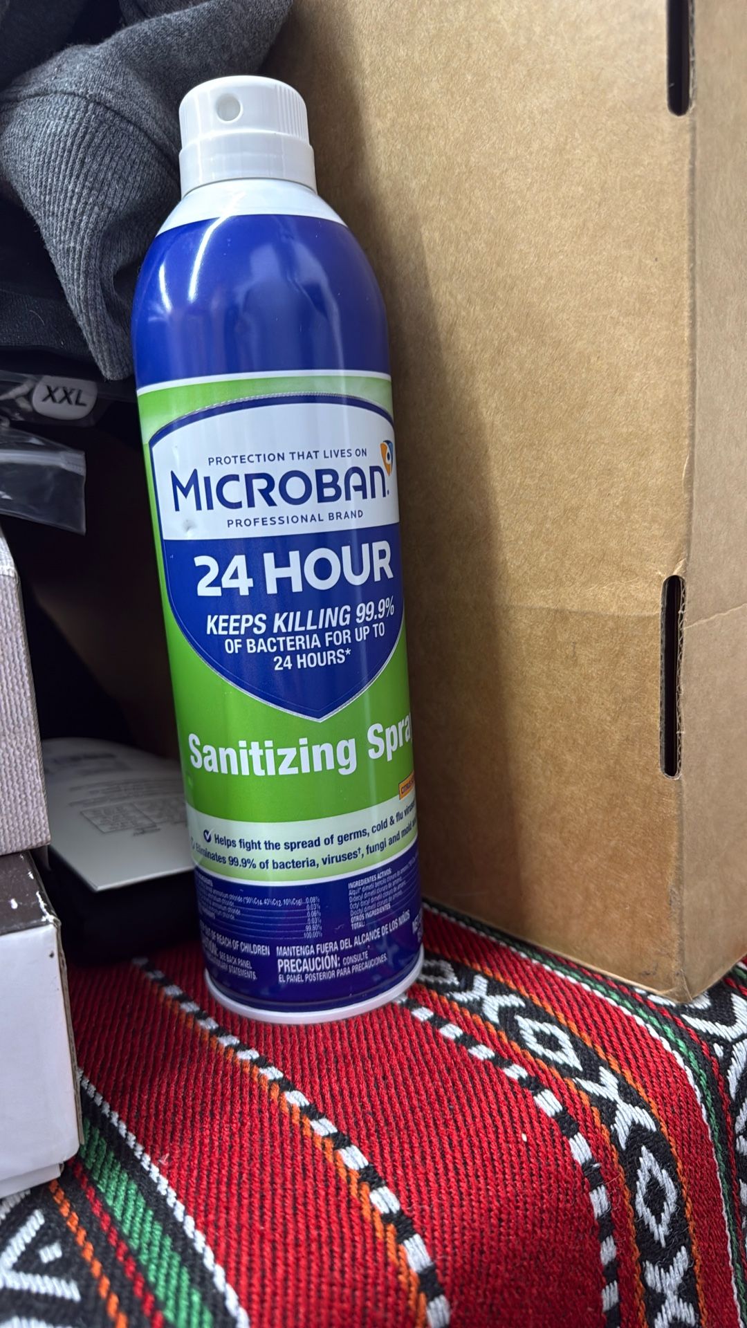 Microban 24 Hour Sanitizing Spray