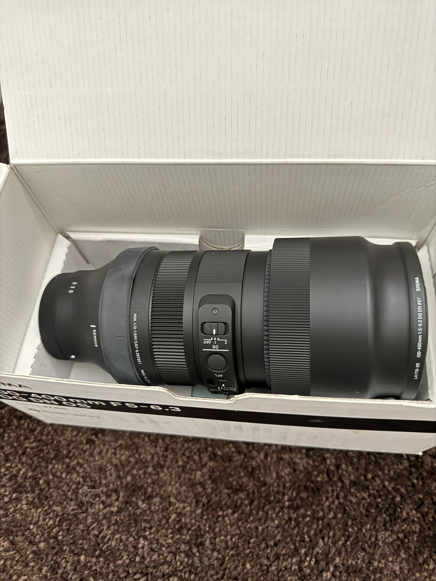 Sigma 100-400mm f/5-6.3 DG DN OS – Sony E-Mount – Excellent Condition