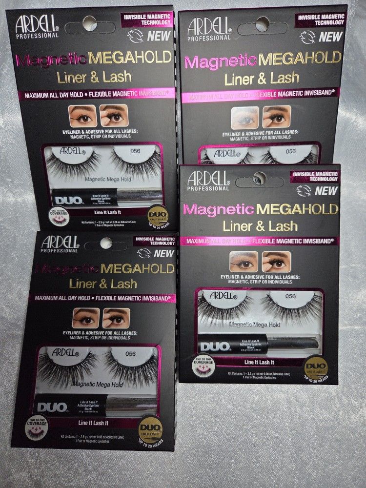 4 Lot Ardell MAGNETIC LASHES