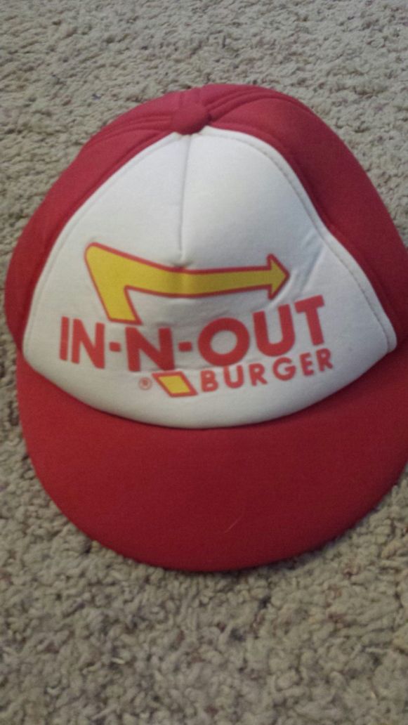 In-N-Out female employee hat. Rare. $300