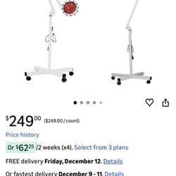 Red Light Therapy Heat Lamp