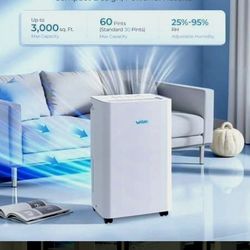 Dehumidifier for Home, 2(contact info removed) Sq Ft, 60 Pints