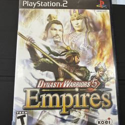 Dynasty Warriors 5 Empires PlayStation 2