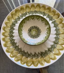 Vintage serving tray appetizers