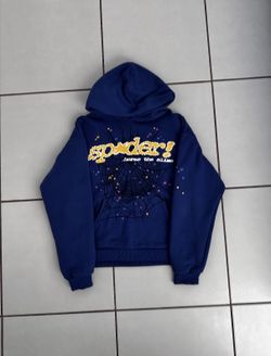 Sp*der Hoodie Blue