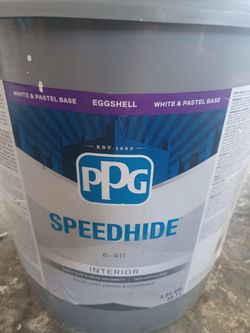5 gallons Interior Eggshells white paint