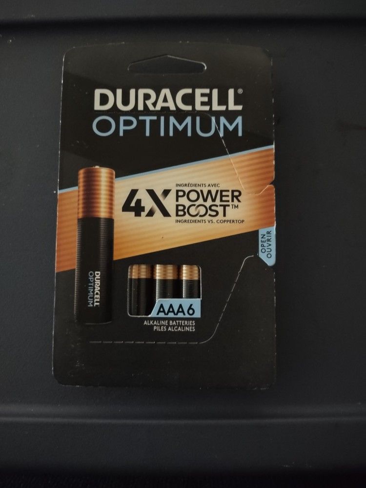 2x DURACELL OPTIMUM AAA BATTERY PACKS $10$